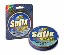 Леска Sufix Matrix Pro Multi Color, 0.14мм, Плетеная, цвет-Мультиколор