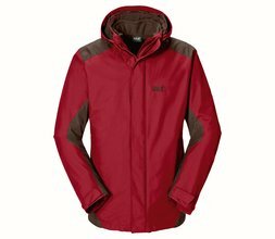 Куртка мужская Jack Wolfskin Glenrock Jacket Men, цвет красный, размер L